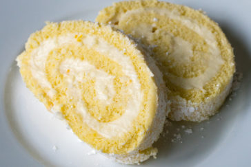 Double Lemon Swiss Roll Cake - Loversrecipes