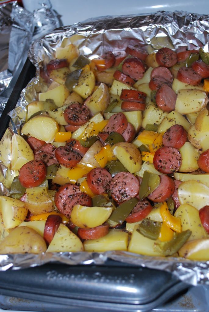 baked smoked sausage and tater tot casserole recipes