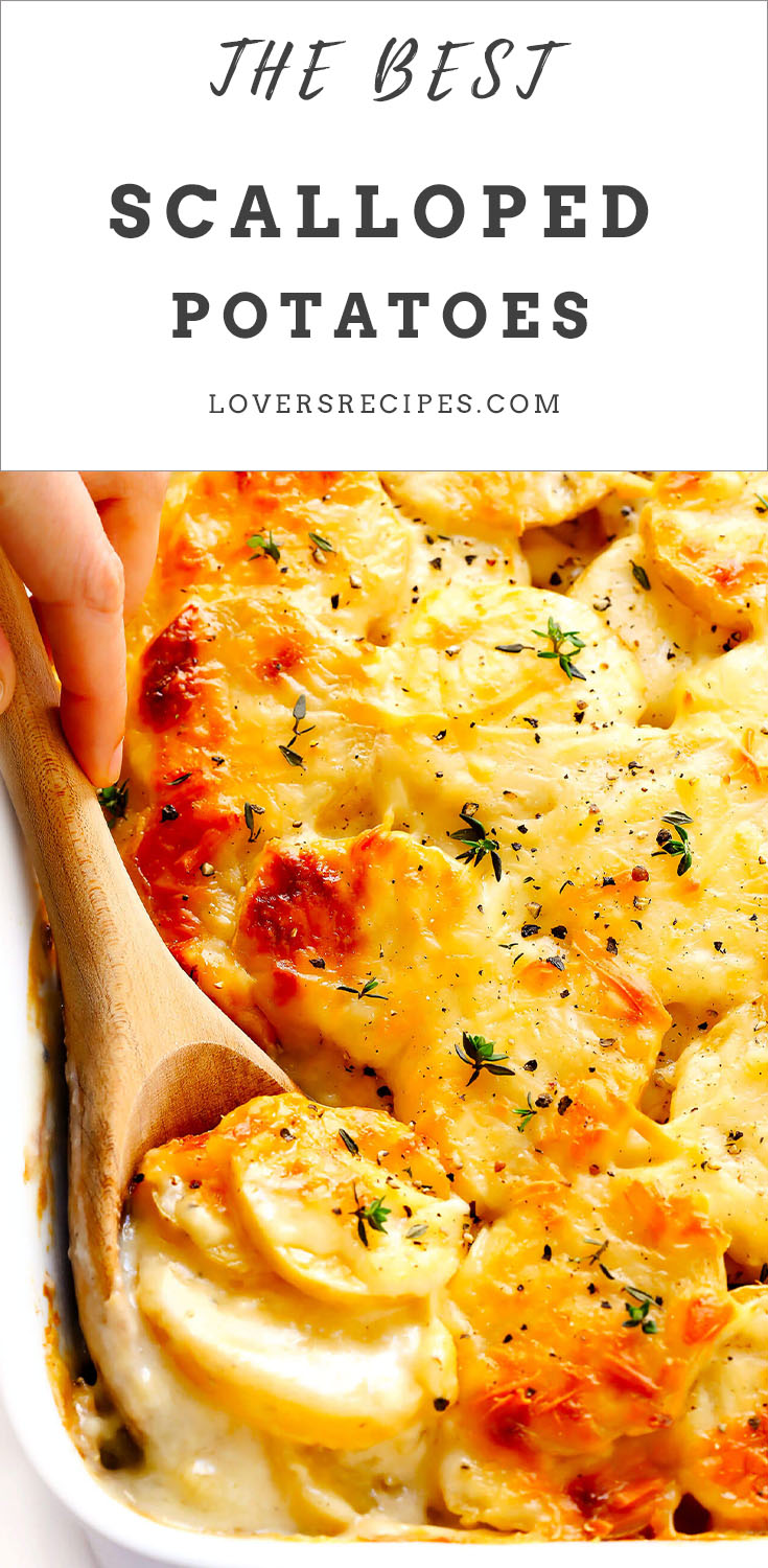 THE BEST SCALLOPED POTATOES – loversrecipes