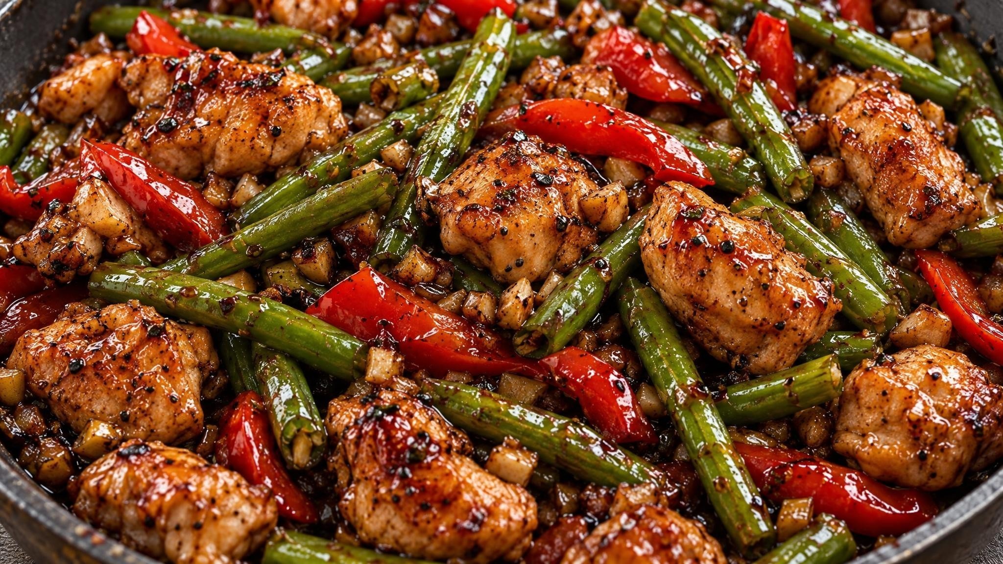 Chicken and Green Bean Stir Fry
